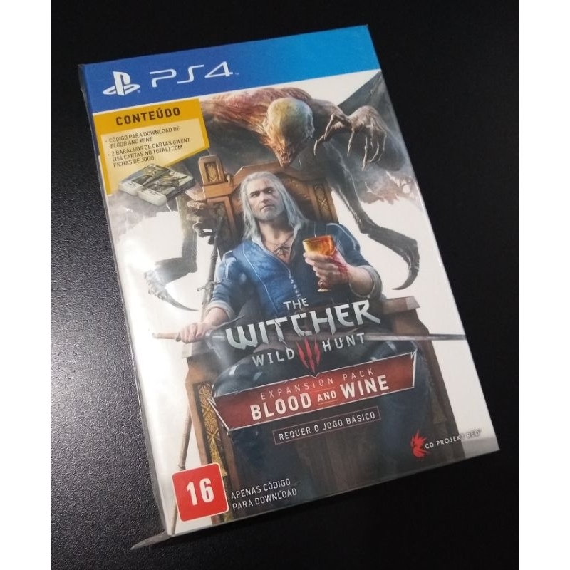 Blood and Wine BOX DLC The Witcher 3 Edição de colecionador