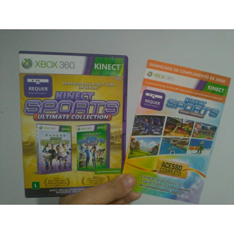 Box e manual em português do jogo Xbox 360 kinect sports. - Casa do  Colecionador