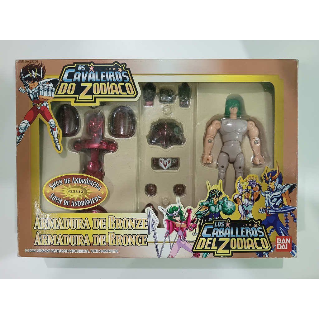 Boneco Shun De Andromeda Cavaleiros Do Zodíaco Bandai - Foto: Shopee