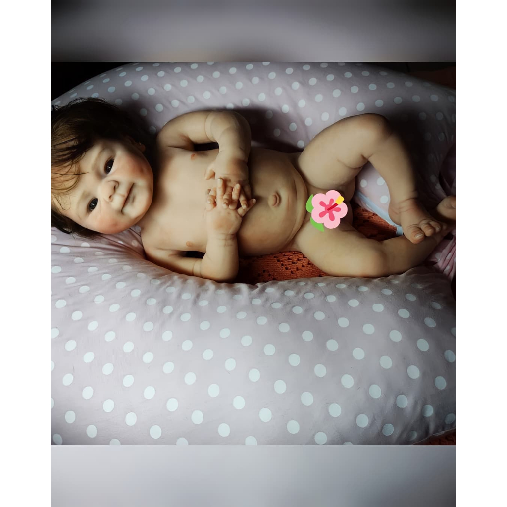 Bebê Reborn Menina Silicone Solido Banho/mama/xixi + Enxoval