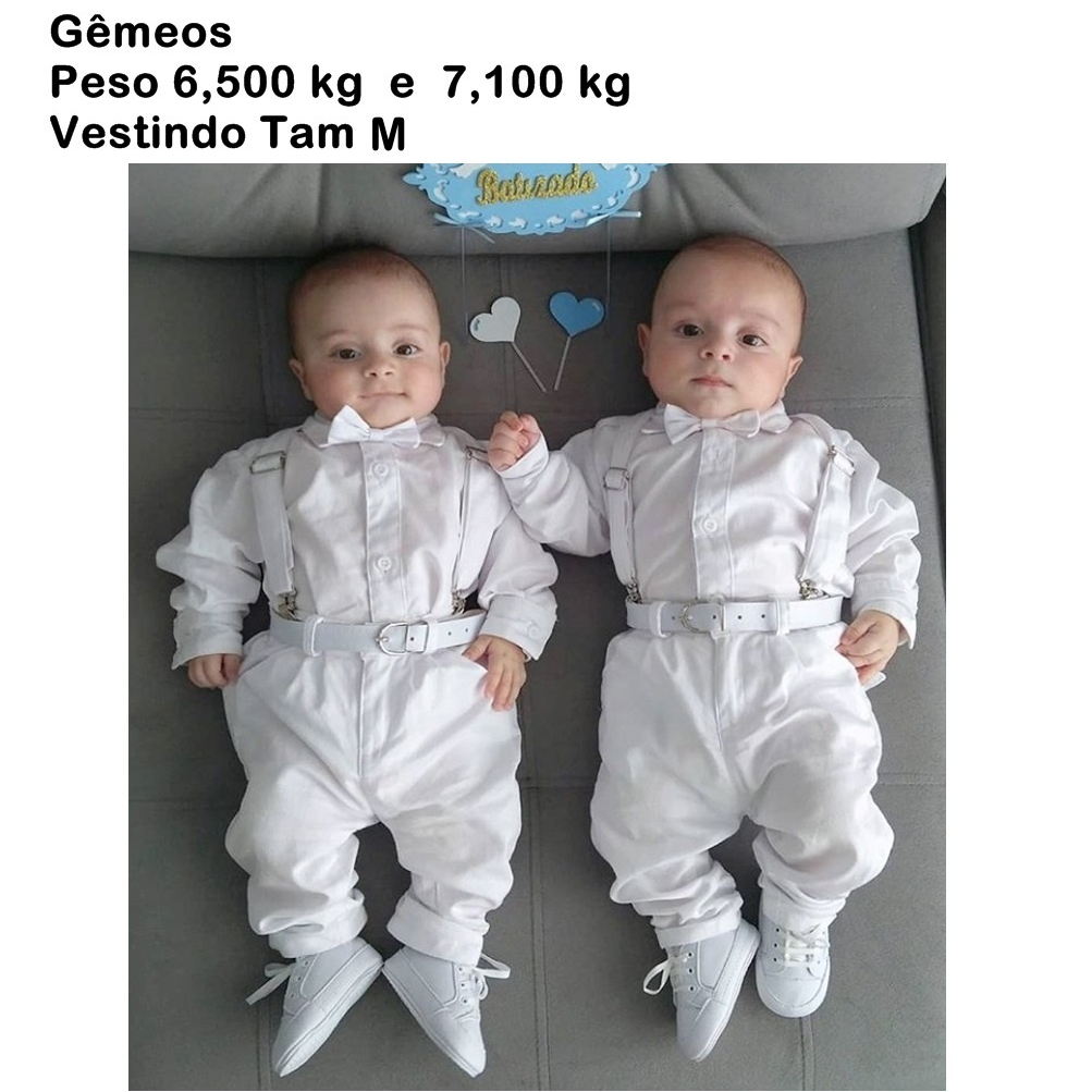 Roupa de batizado para sale bebe de 6 meses masculino