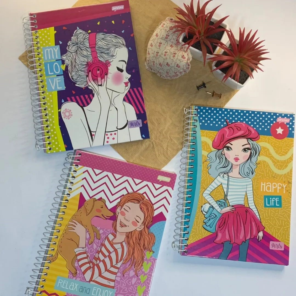 capa notebook - batatinha frita 1, 2, 3