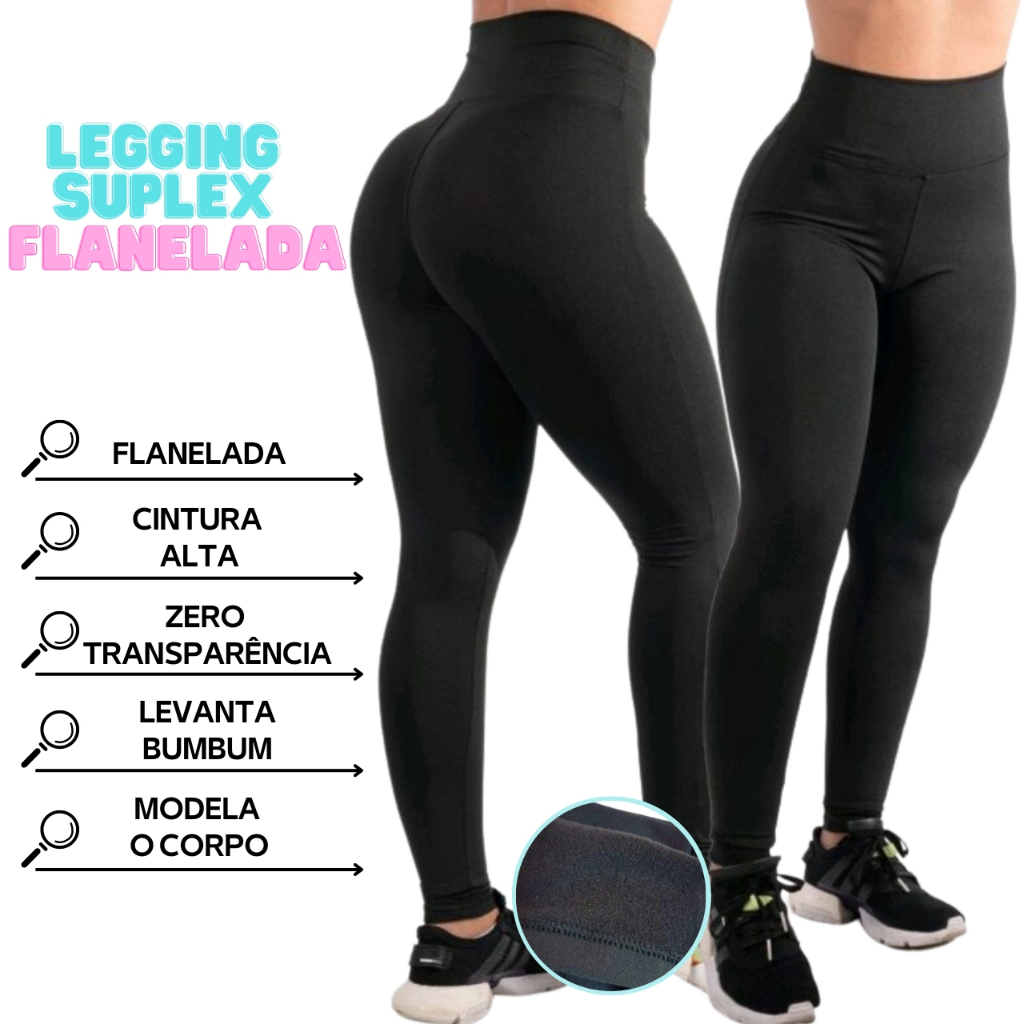 Short Legging Feminino Fitness Plus Size Liso Treino Kit 2 - Roxo+Azul