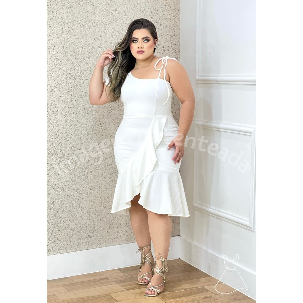 Roupa plus best sale size para batizado