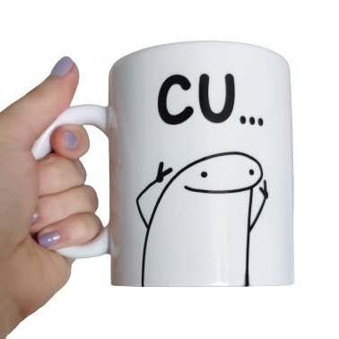 Caneca meme Boneco Palito - Coleção de Guimah Personalizados