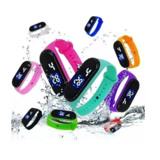 Relógio Digital Esporte Bracelete Led Adulto Infantil Smart