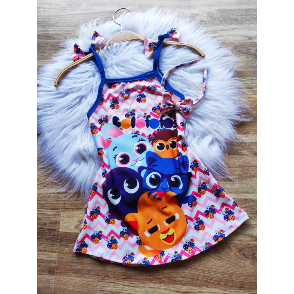 Vestido Moana adulta azul Temático Infantil 1 a 8 anos - IS STORE