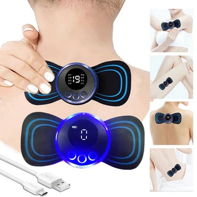 Massageador Muscular Elétrico Recarregávil Portátil USB