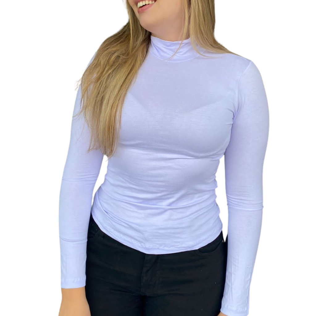 Blusa Cropped Feminino Transpassado 2386-C1 - Rota do Sul Moda Feminina