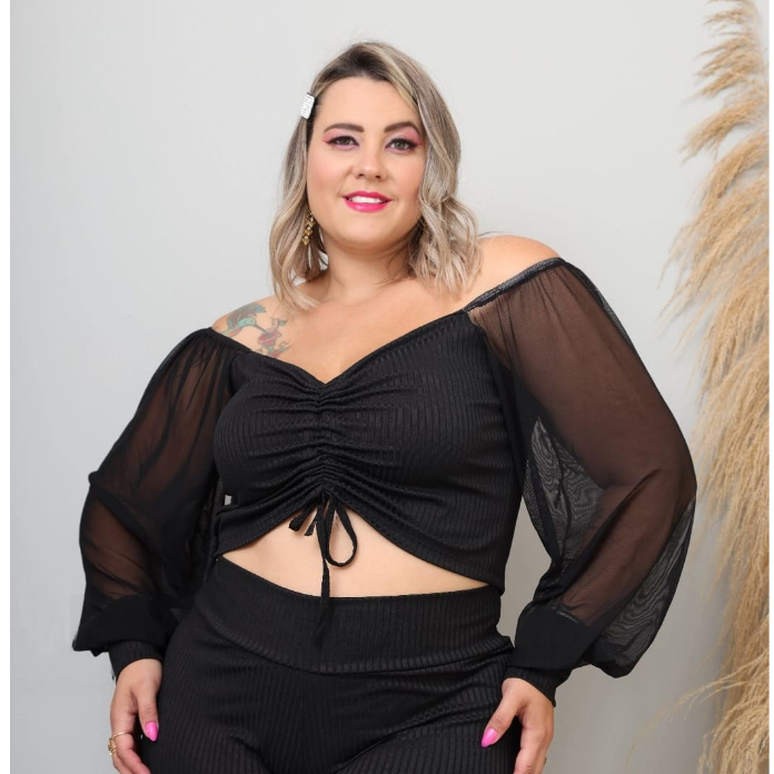 Blusa Plus Size Soltinha Manga Curta Estilo Bata - Moda Plus Size Feminina  Até Tamanho 60. Compre com Frete Grátis.