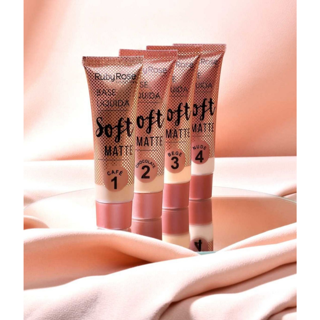 BASE LIQUIDA SOFT MATTE (BEGE 2) - RUBY ROSE