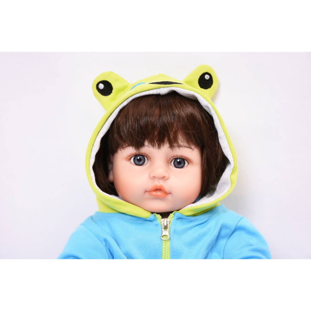 Bebê Sweetie Reborn (R) Menino Girafinha Silicone-doll 48cm - MRW