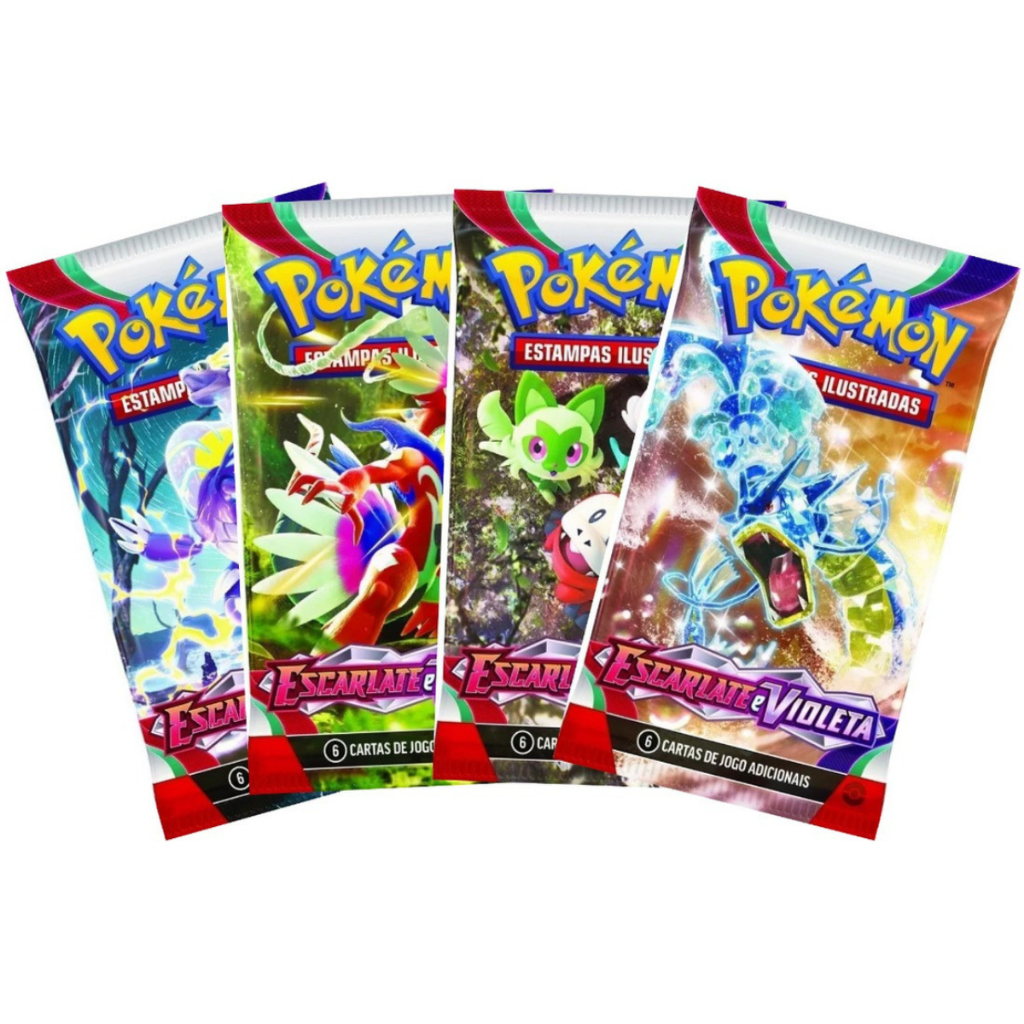 Pacote Booster Pokemon Tcg Original Copag 6 Cartas Preço Top