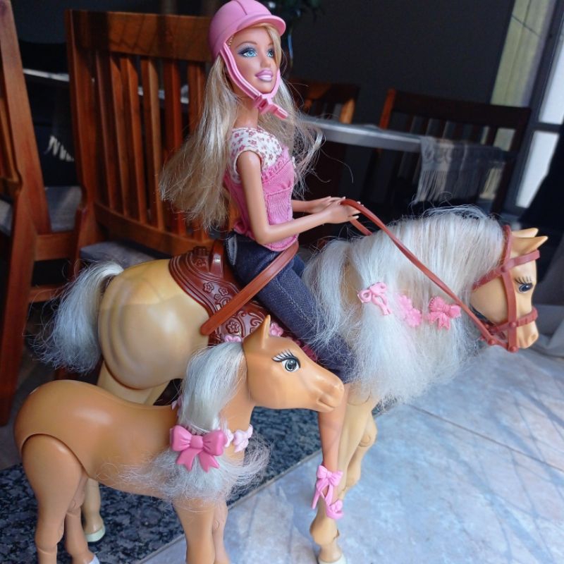 Barbie com cavalo que anda em Promoção na Shopee Brasil 2023