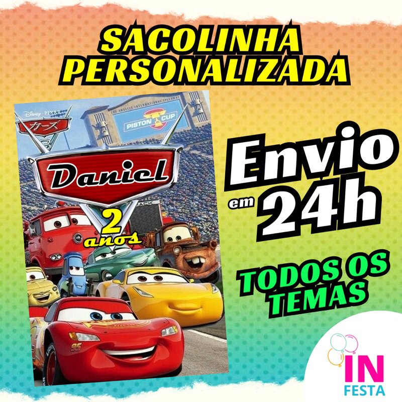 Kit Carrinhos Relâmpago Mcqueen Pixar Disney Monta e Desmonta