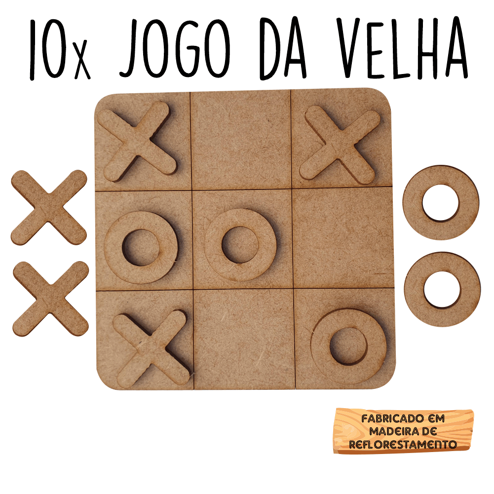 10 Jogos da Velha e 10 Quebra Cabeças