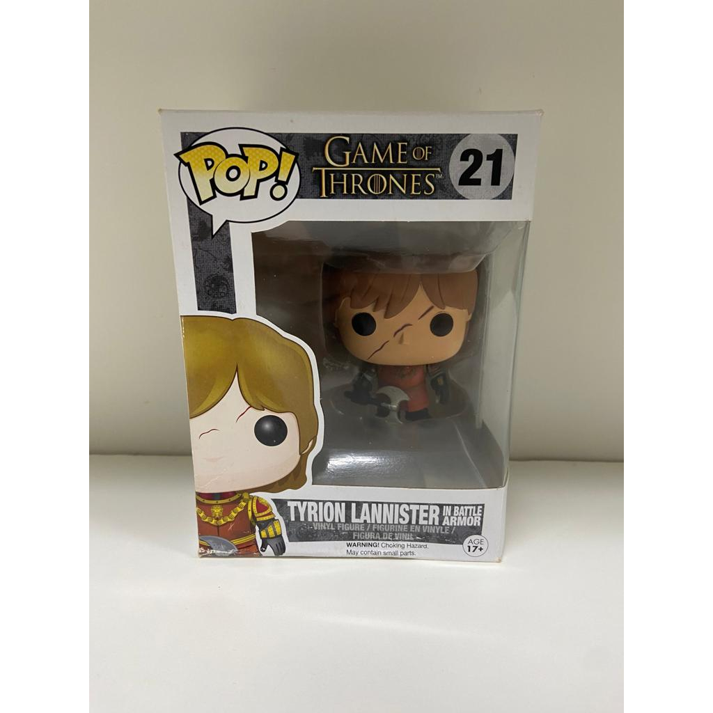 TYRION LANNISTER IN BATTLE ARMOR - FUNKO POP - GAME OF THRONES