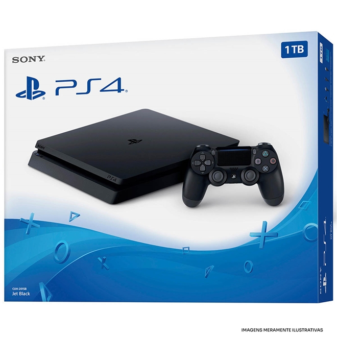 Caixa Vazia Do Playstation 4 Slim - Nova - Ps4 Embalagem