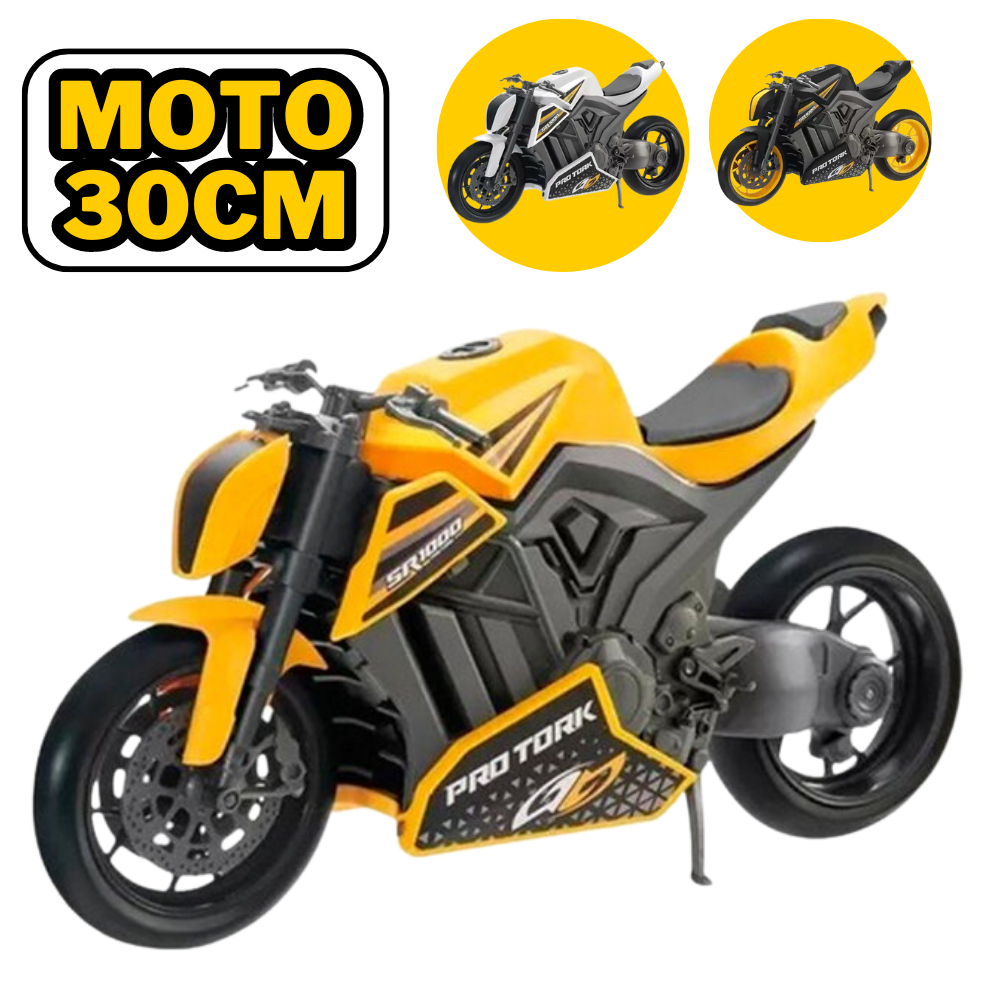 Moto De Brinquedo Infantil Modelo Corrida Esportiva 34.5 Cm - ShopJJ -  Brinquedos, Bebe Reborn e Utilidades