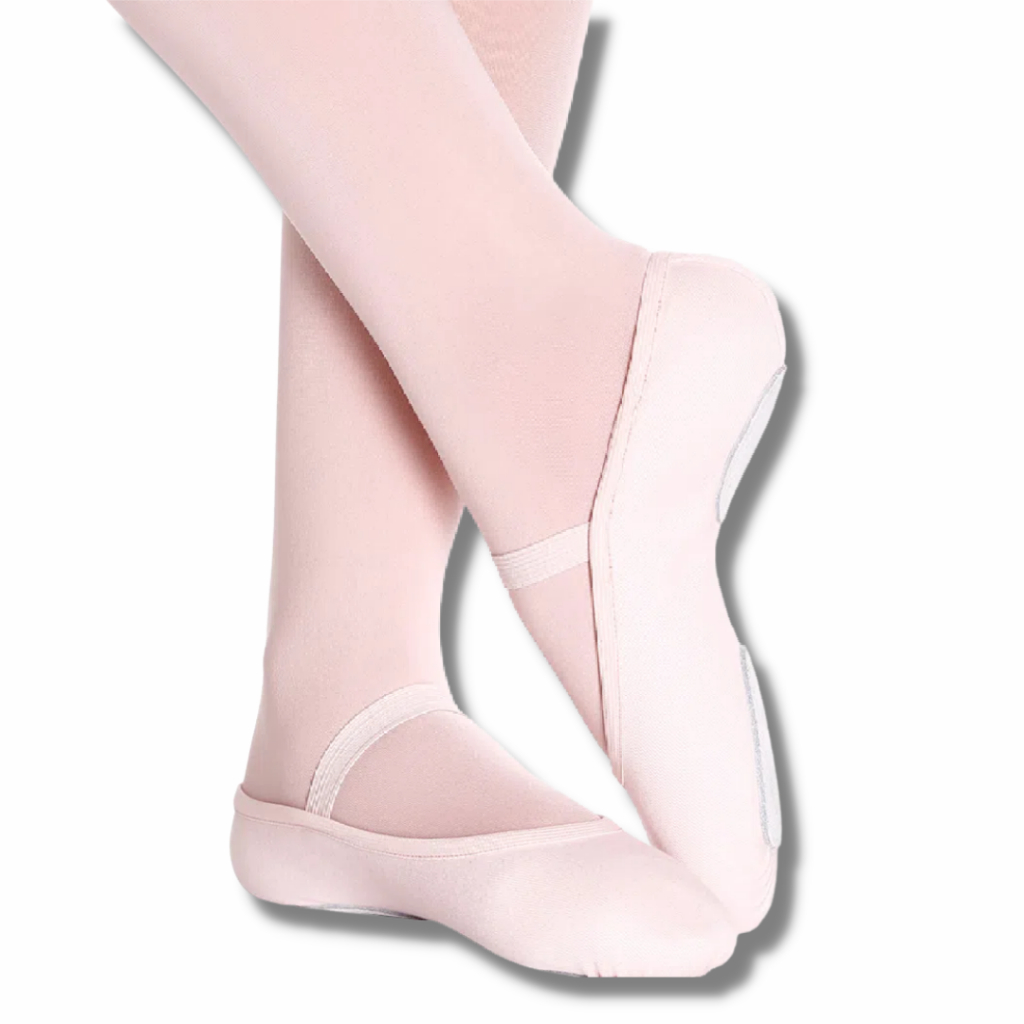 Sapatilha Ballet Rosa com Gliter Rosa Só Dança Meia Ponta F-22D Infantil  Rosa