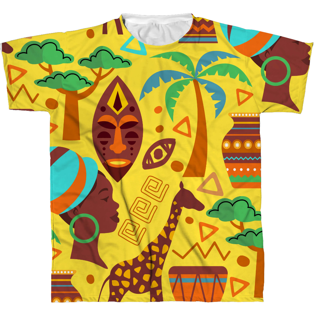 Camiseta Estampa Africana 01