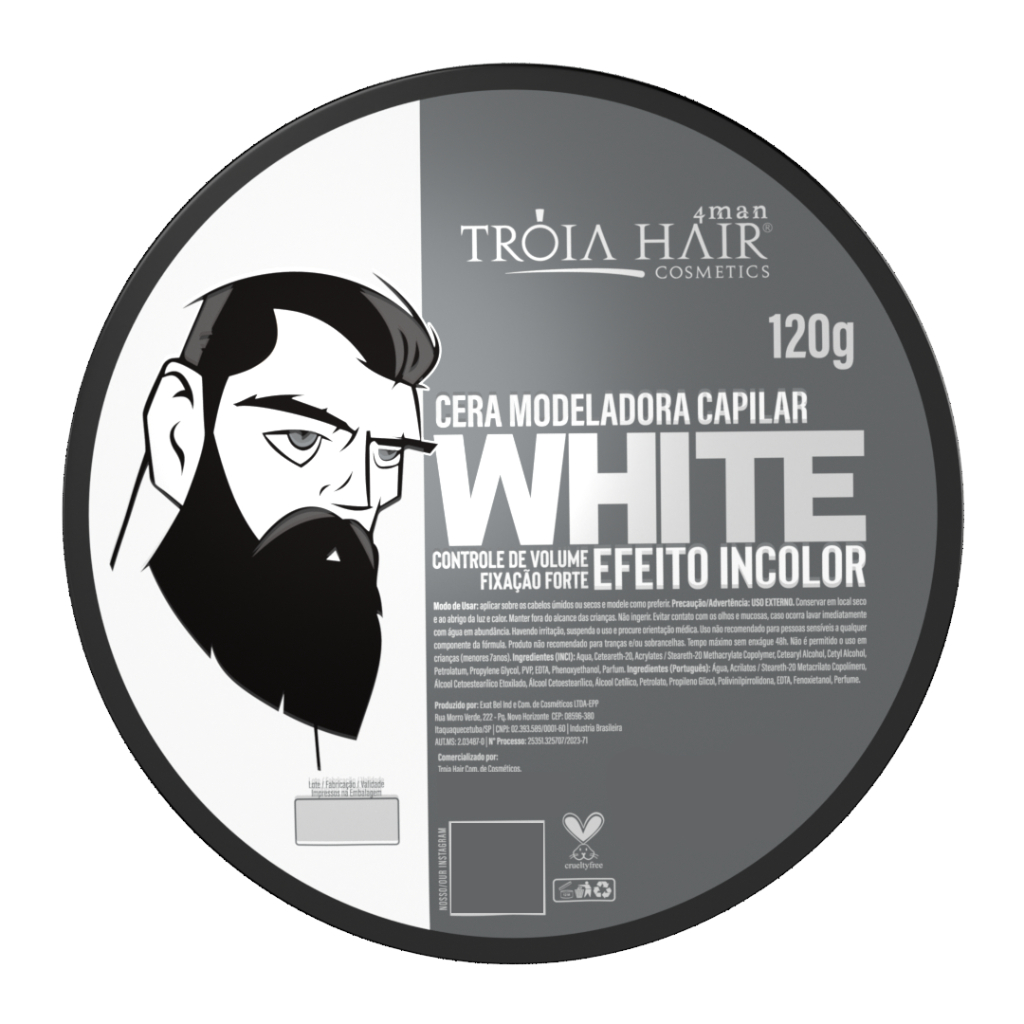 Cera Modeladora Black Pigmentante Elfa Cosmeticos 120g - Troia