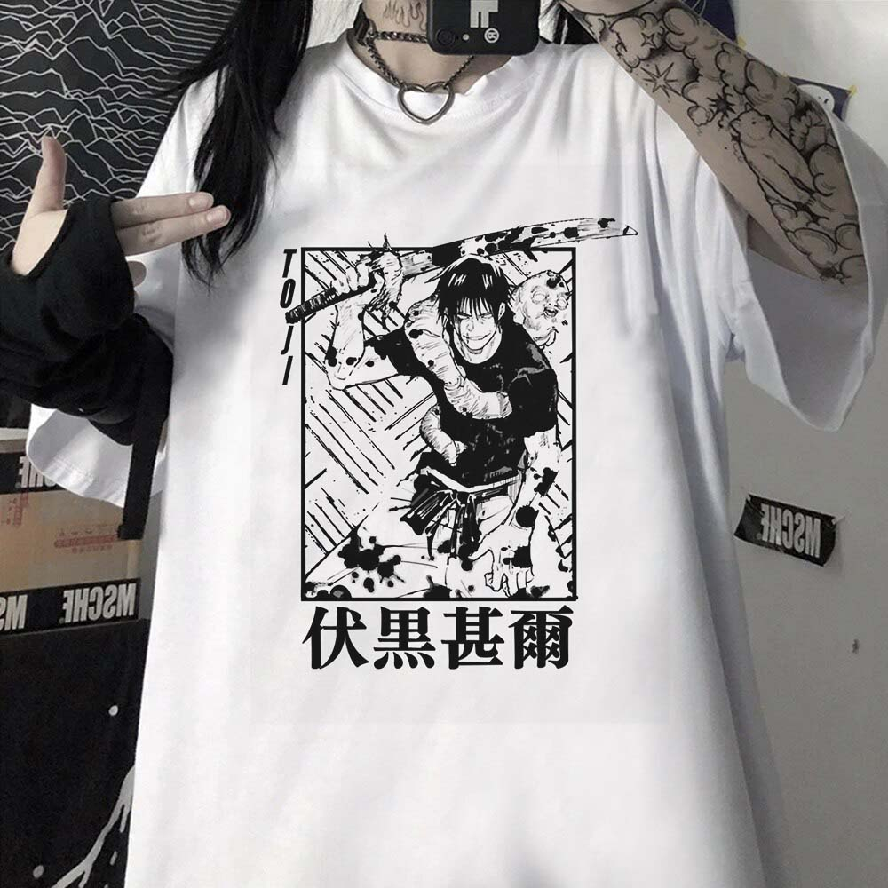 Camiseta Fushiguro Toji Anime Jujutsu Kaisen Unissex | Shopee Brasil