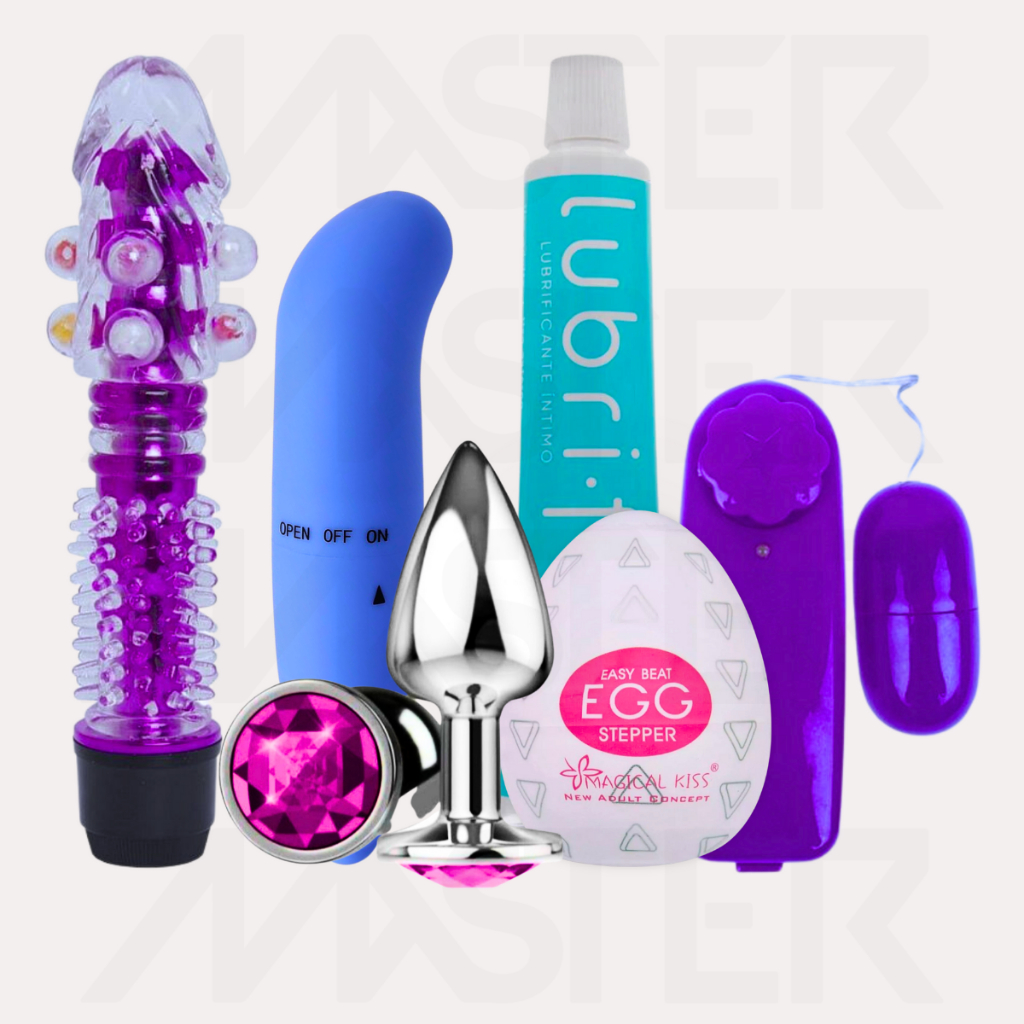 Kit Vibrador Feminino Sexual Ponto G + Vibrador Bullet Cápsula + Penis  Personal com capa + Plug Anal P + Masturbador Masculino Egg + Lubrificante  Íntimo Lubrifik 50g | Shopee Brasil