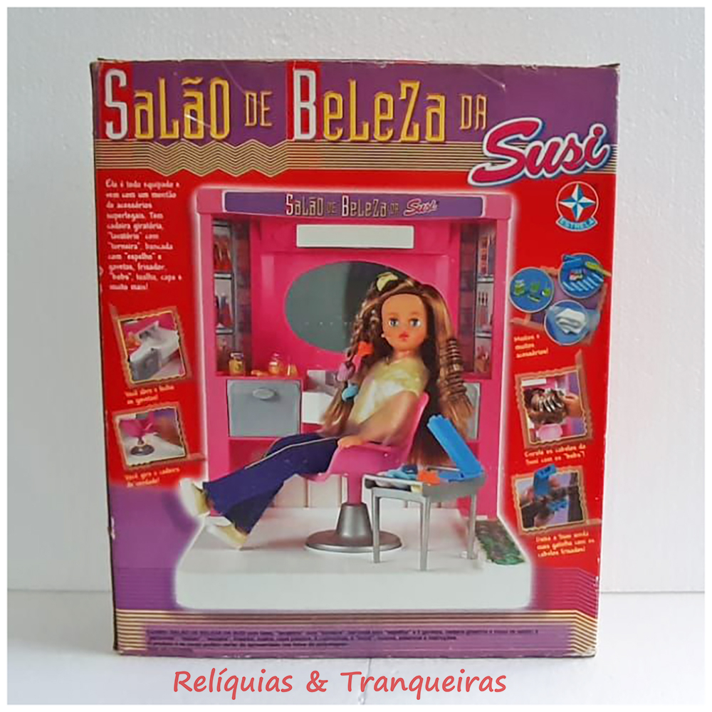 Mattel - Antigo e colecionável Salão de Beleza da BARBIE da Estrela - Anos  80 