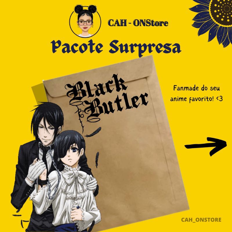 KIT Copo Térmico Anime Kuroshitsuji Black Butler e Caderneta em Promoção na  Americanas