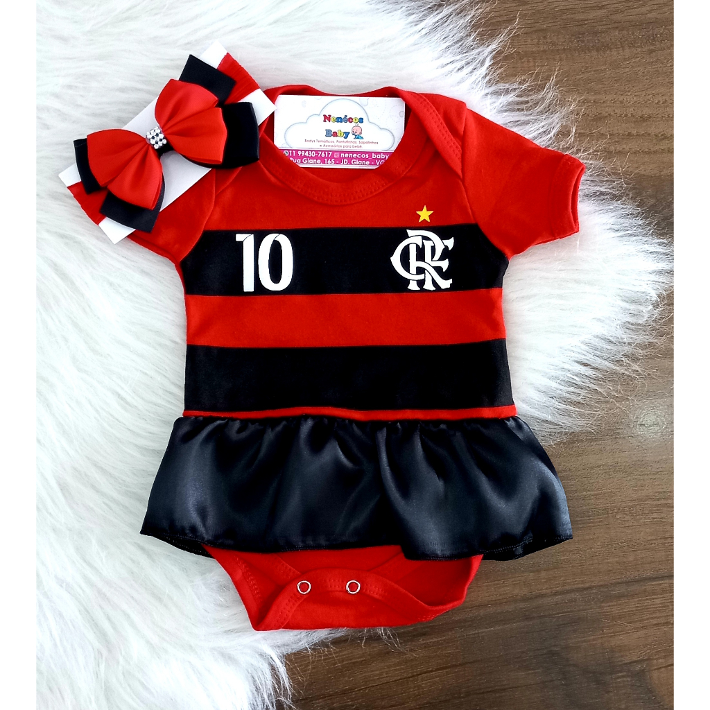 Macacao de hot sale bebe do flamengo