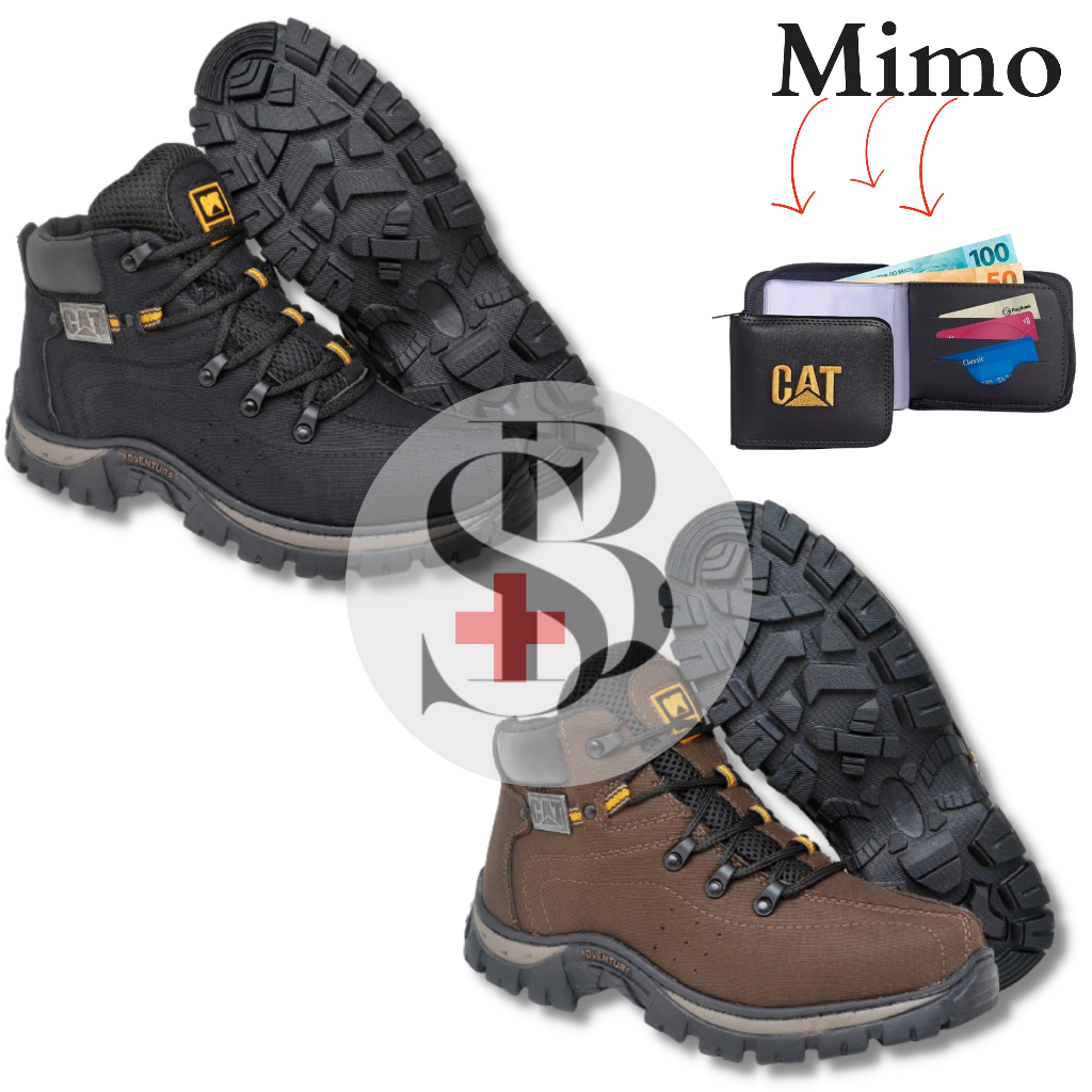 Kit 2 Pares Bota Caterpillar Adventure