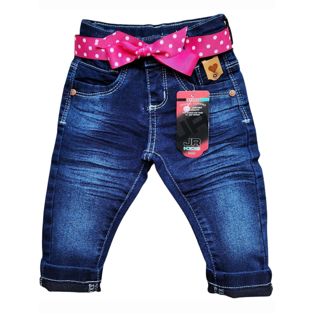 Calça jeans para bebe de store 6 meses