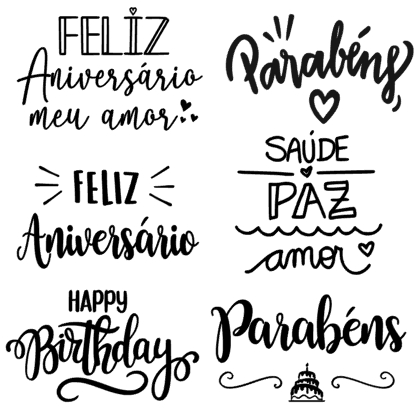 Feliz aniversário, parabéns!