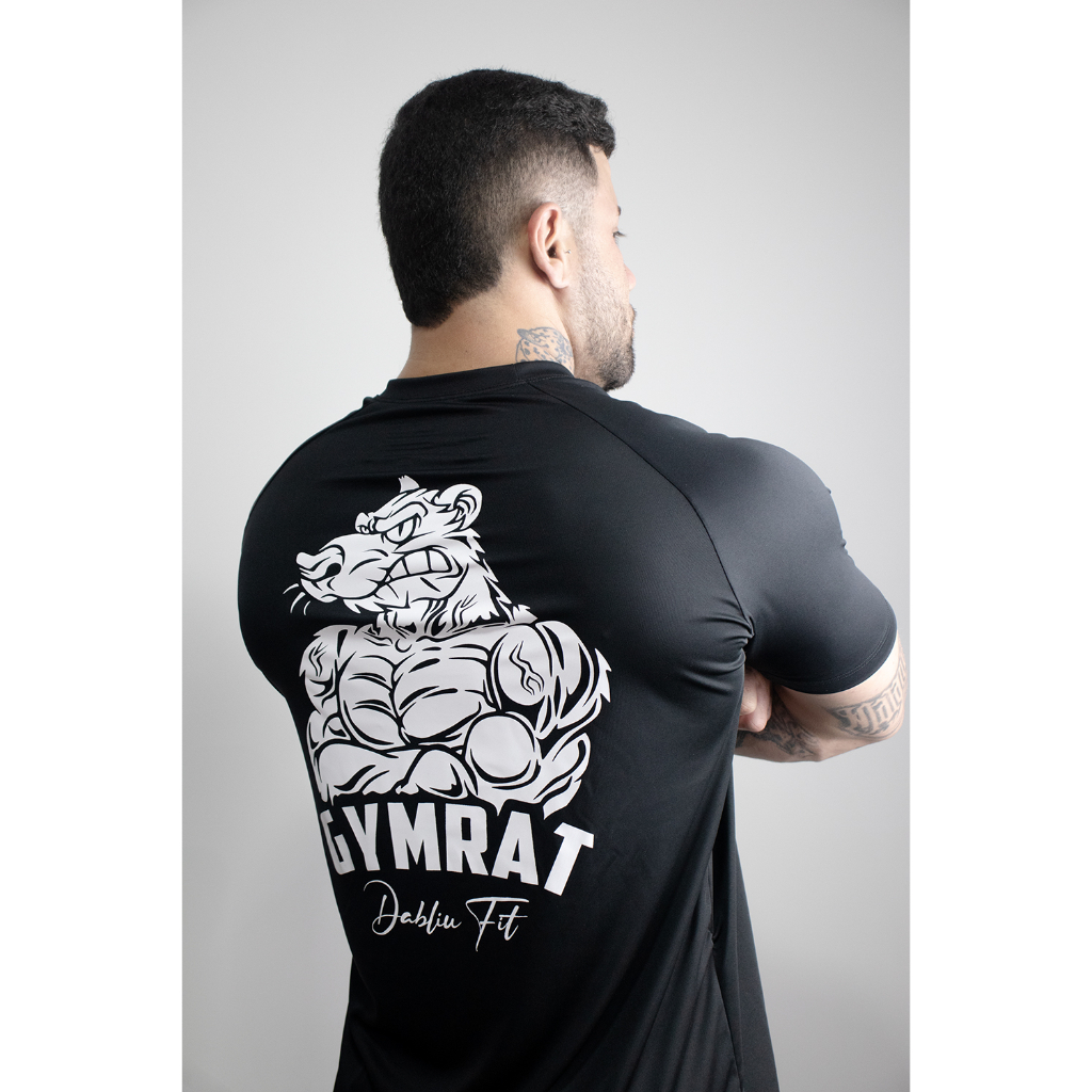 Camiseta Gym Rat Fitness Bodybuilding 1