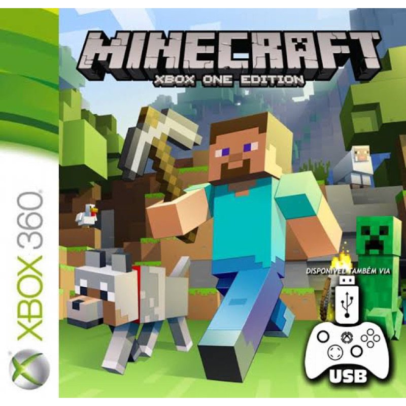 Minecraft Jogo Xbox, Jogo de Videogame Xbox Usado 90988183