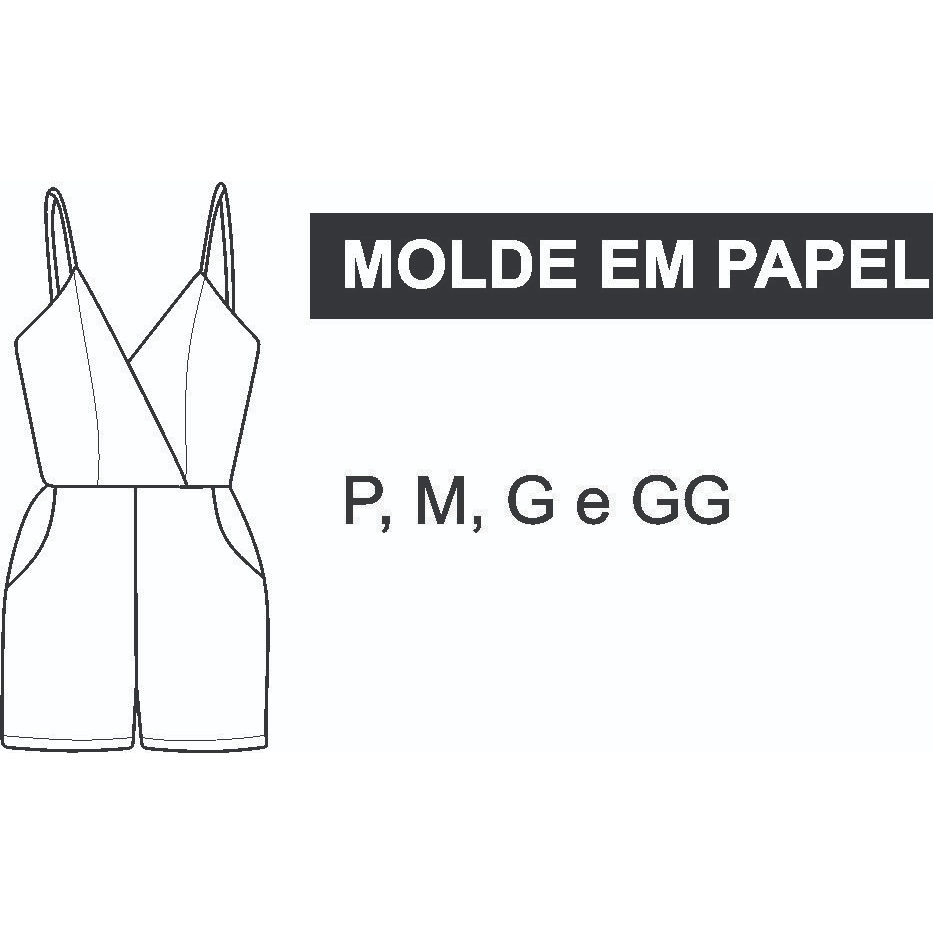 Kit De Moldes Para Costura Molde Babydoll Feminino P,m,g,gg