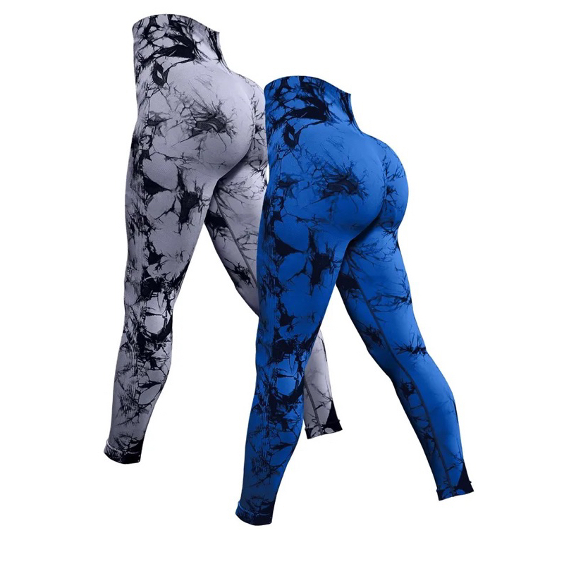 Calça Legging Empina Levanta Bumbum Academia Tie Dye Fitness