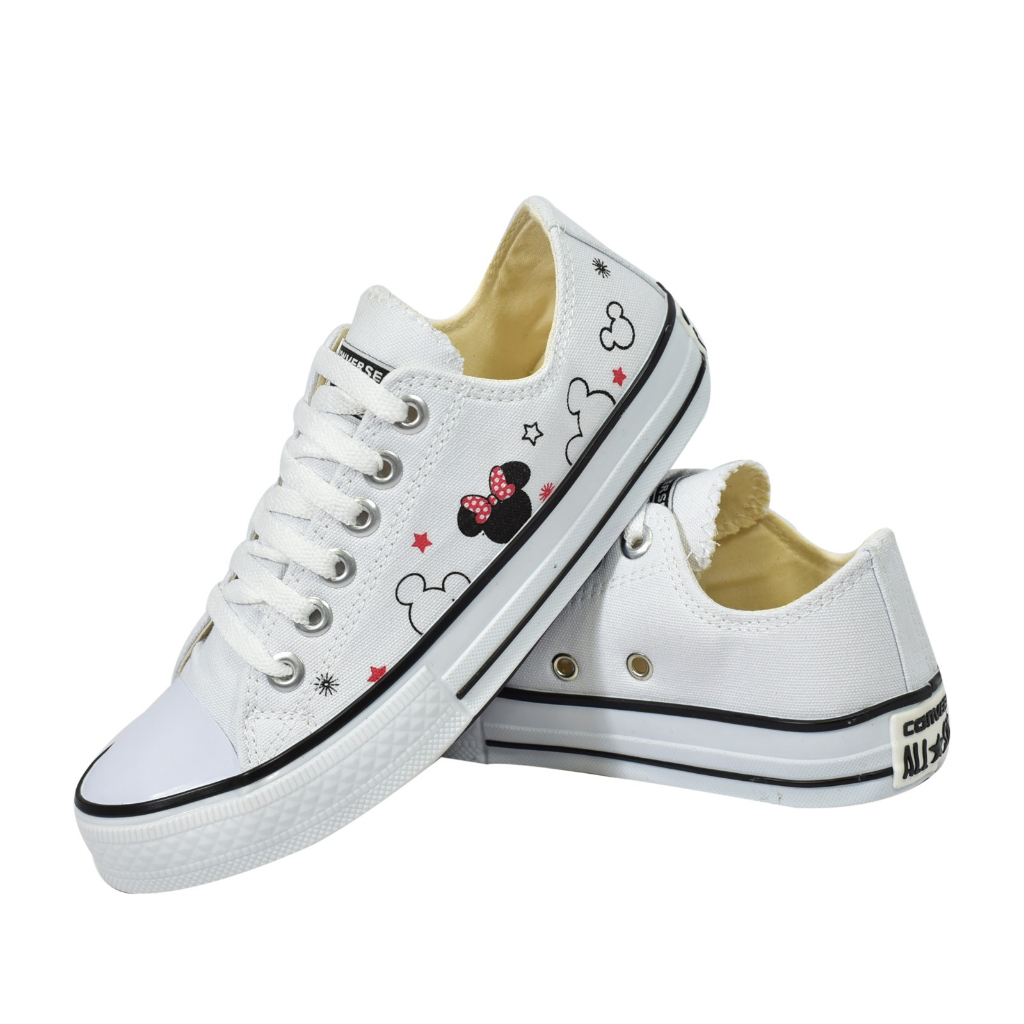 Tenis all star store feminino cano baixo