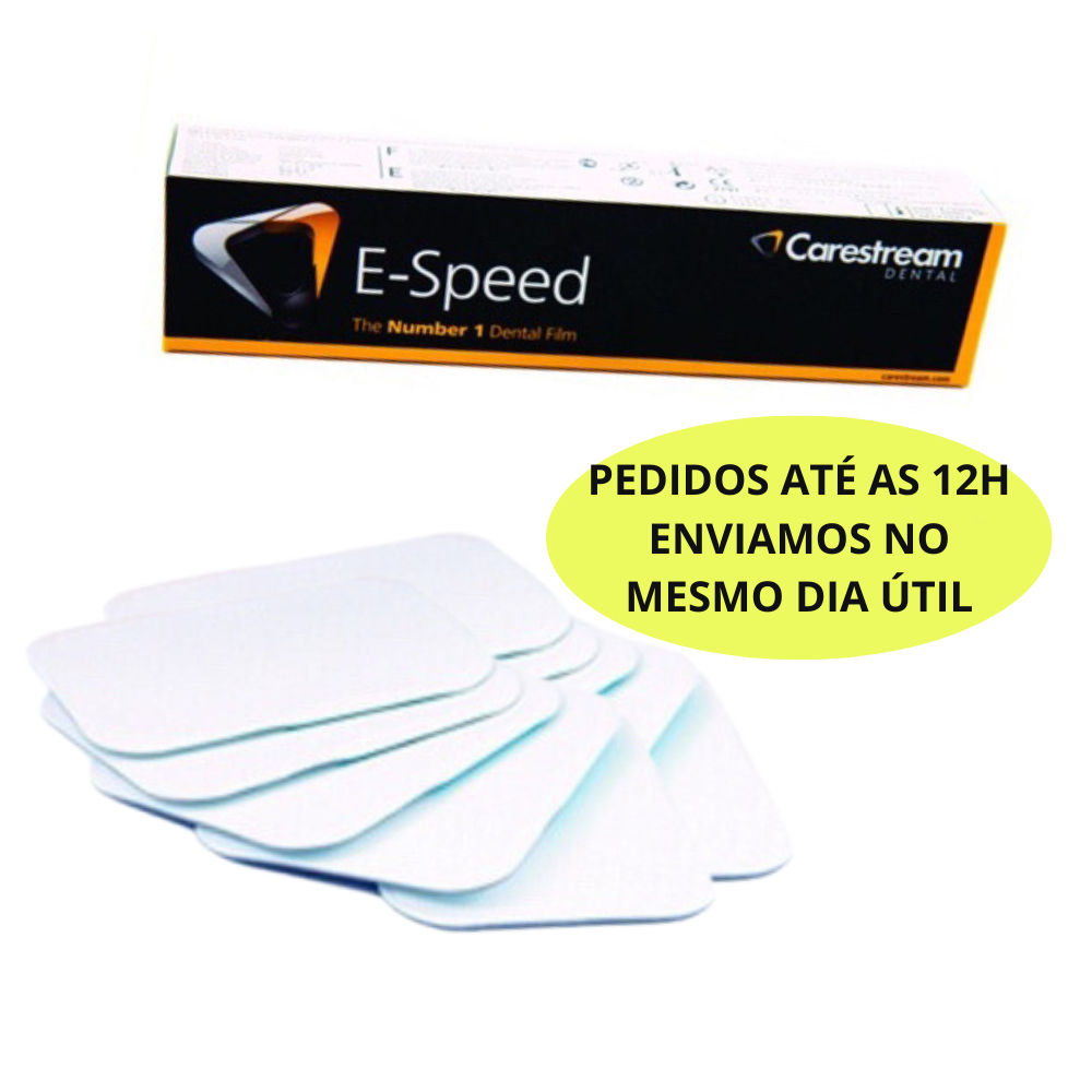 Filme radiográfico periapical E-speed - adulto Kodak -10 películas - alta  qualidade | Shopee Brasil