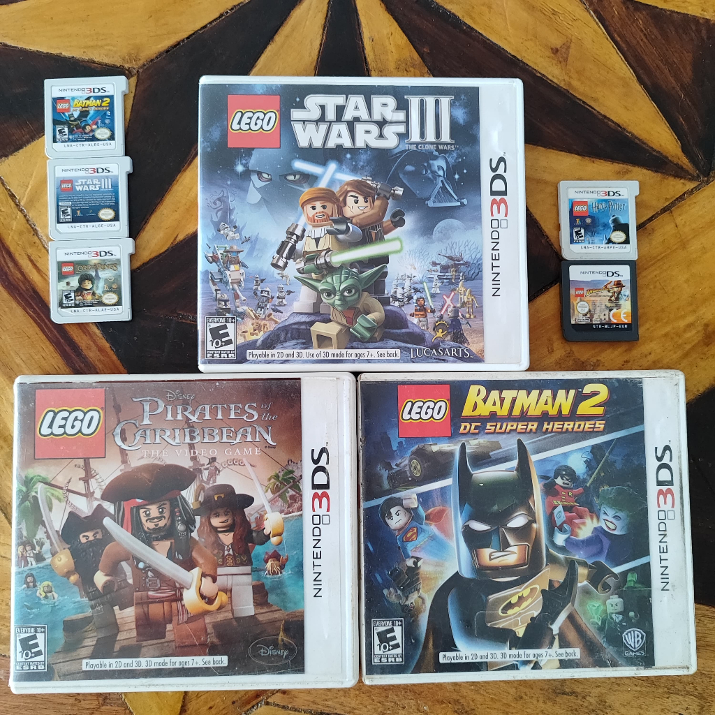 Jogos LEGO Nintendo DS/3DS, Star Wars, Batman, Piratas do Caribe, Harry  Potter, Senhor dos Anéis. | Shopee Brasil