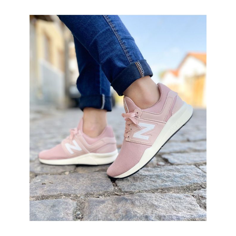 Tenis new balance feminino hot sale nude