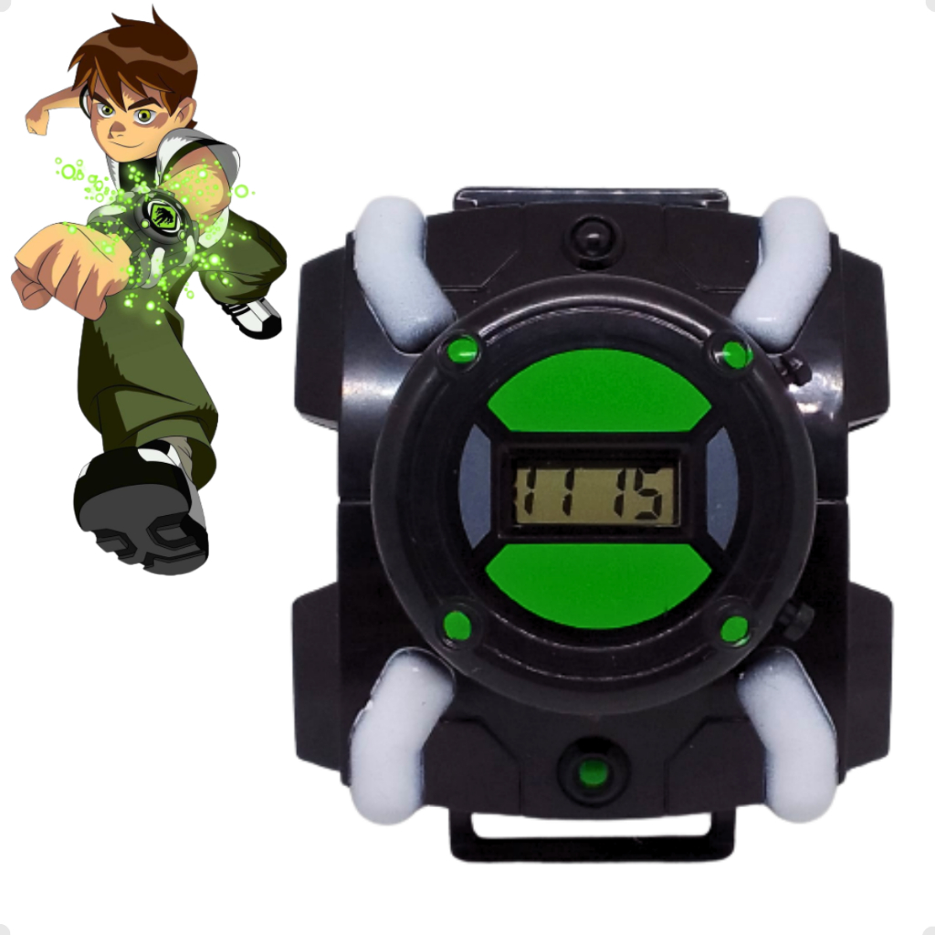 Relogio Ben 10 Com Luz Som Hora Omnitrix Infantil Aliens Brinquedo | Shopee  Brasil