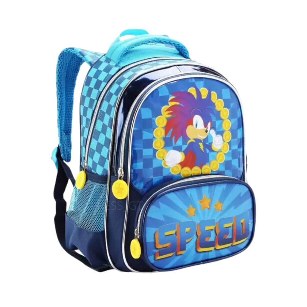Mochila Infantil Menino Escolar Sonic Speed Reforcada Costas G P Shopee Brasil