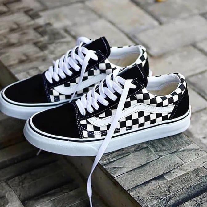 Vans best sale xadrez masculino