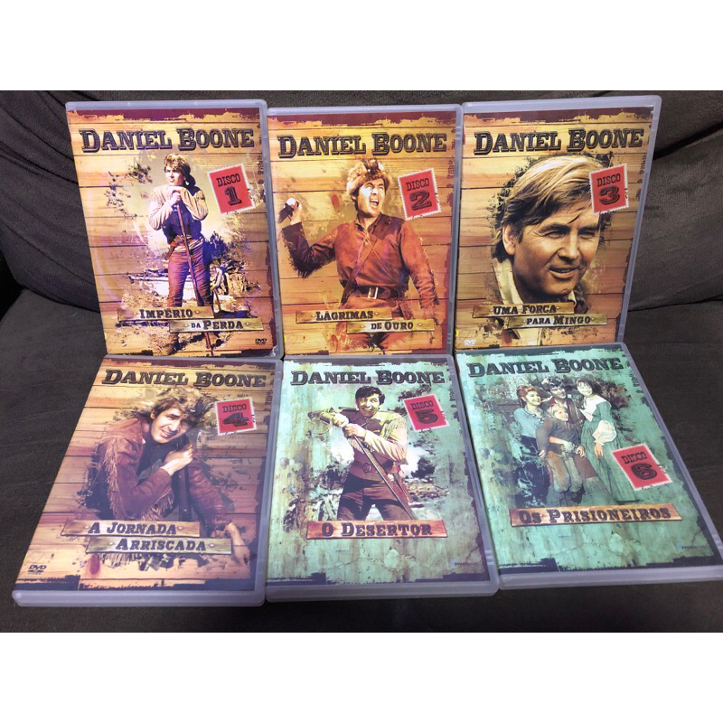 dvd coleção Daniel Boone 1,2,3,4,5,6 | Shopee Brasil