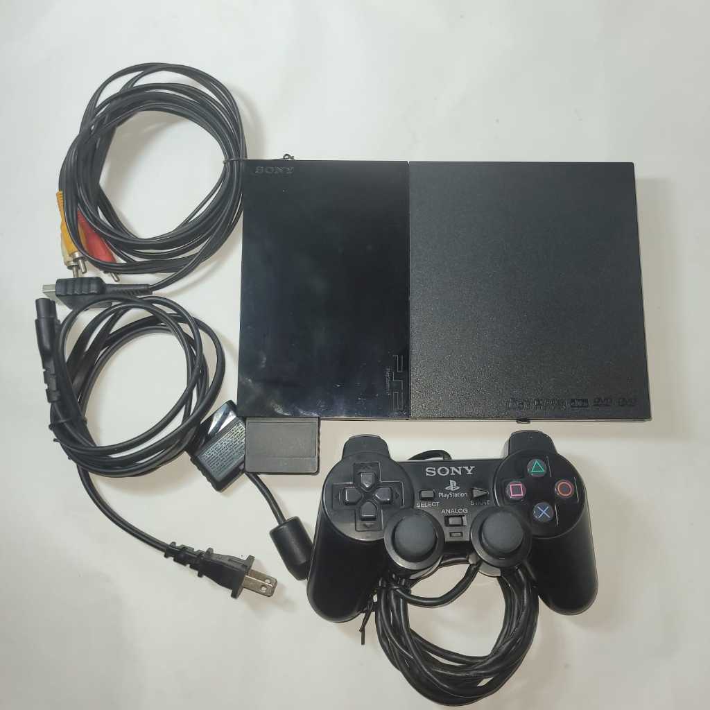 Playstation 2 Slim Ps2 Slim + Hd 500gb Lotado de Jogos