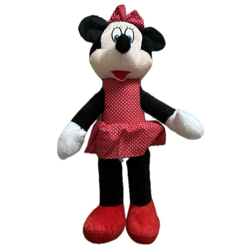 Pelucia 18 cm disney minnie mouse saia de bolinhas dtc