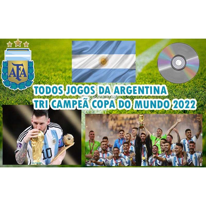 Dvd Copa Do Mundo 2022 - 30 Jogos