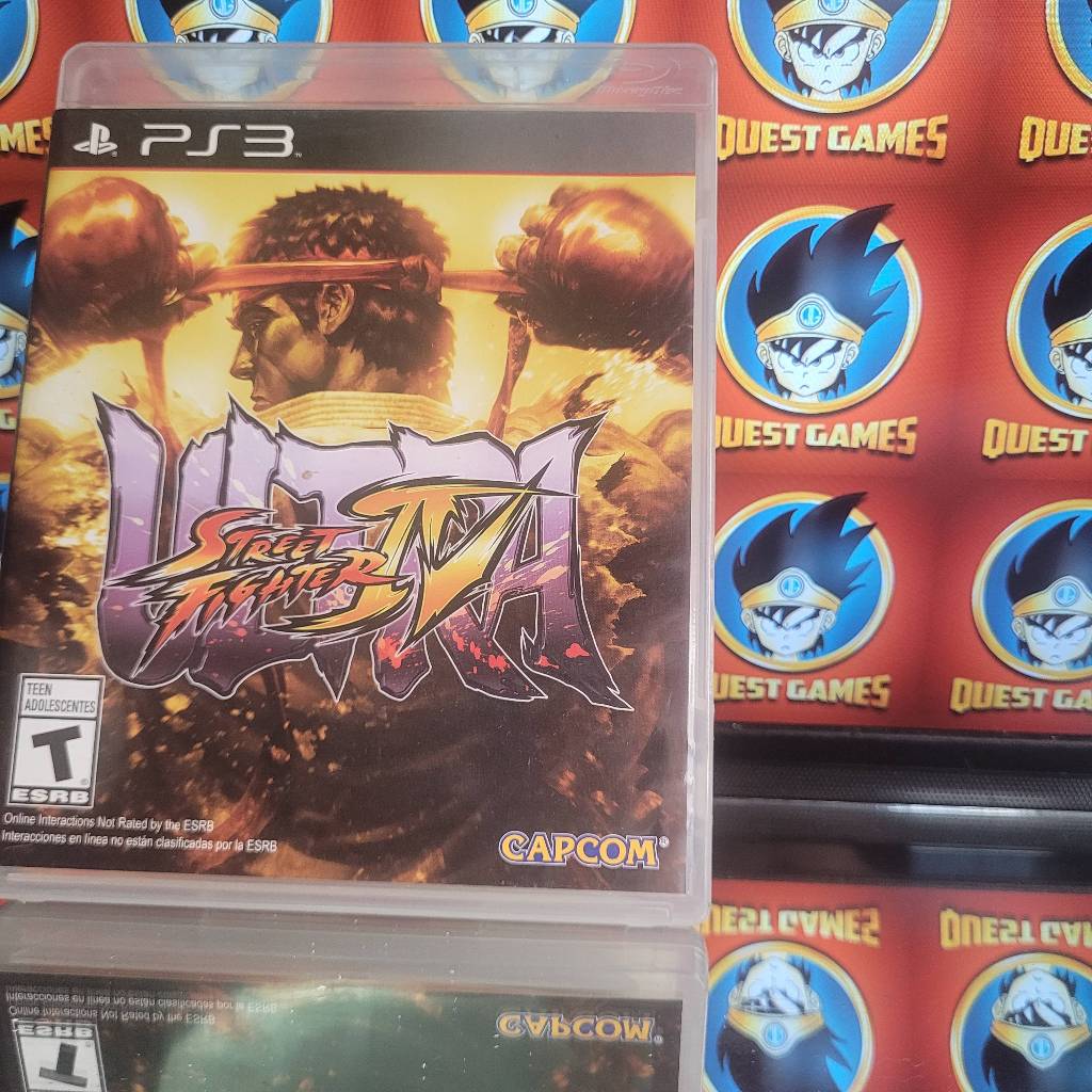 Jogo Street Fighter Iv Playstation 3 Ps3 Luta Mi Física Sf4